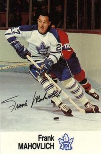 #NNO Frank Mahovlich - Toronto Maple Leafs - 1988-89 Esso NHL All-Star Collection Hockey