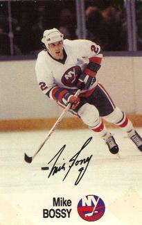 #NNO Mike Bossy - New York Islanders - 1988-89 Esso NHL All-Star Collection Hockey