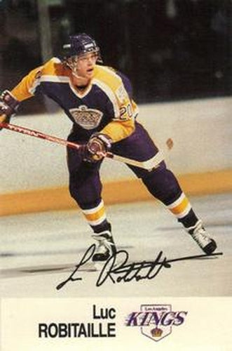 #NNO Luc Robitaille - Los Angeles Kings - 1988-89 Esso NHL All-Star Collection Hockey