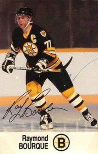 #NNO Raymond Bourque - Boston Bruins - 1988-89 Esso NHL All-Star Collection Hockey