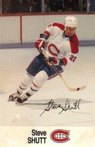 #NNO Steve Shutt - Montreal Canadiens - 1988-89 Esso NHL All-Star Collection Hockey