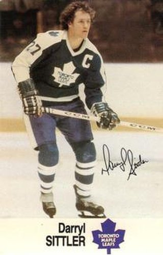 #NNO Darryl Sittler - Toronto Maple Leafs - 1988-89 Esso NHL All-Star Collection Hockey
