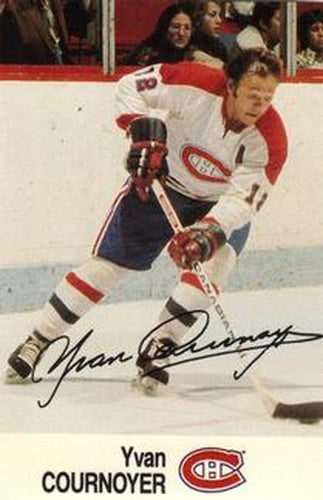#NNO Yvan Cournoyer - Montreal Canadiens - 1988-89 Esso NHL All-Star Collection Hockey