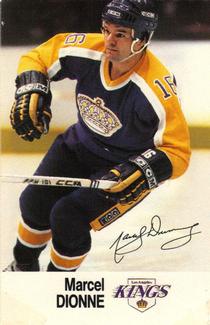 #NNO Marcel Dionne - Los Angeles Kings - 1988-89 Esso NHL All-Star Collection Hockey