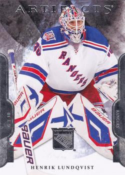 #47 Henrik Lundqvist - New York Rangers -2011-12 Upper Deck Artifacts Hockey