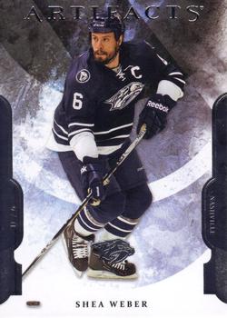 #6 Shea Weber - Nashville Predators -2011-12 Upper Deck Artifacts Hockey