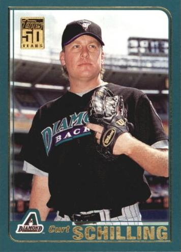 #580 Curt Schilling - Arizona Diamondbacks - 2001 Topps Baseball