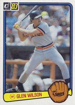 #580 Glenn Wilson - Detroit Tigers - 1983 Donruss Baseball