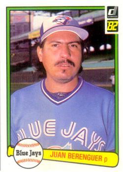 #580 Juan Berenguer - Toronto Blue Jays - 1982 Donruss Baseball