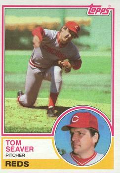 #580 Tom Seaver - Cincinnati Reds - 1983 Topps Baseball