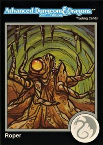 #580 Roper - 1991 TSR Advanced Dungeons & Dragons - Silver