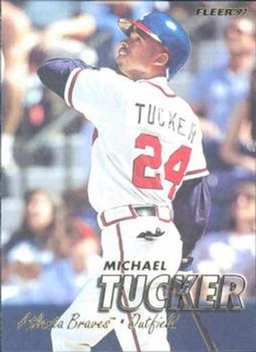 #580 Michael Tucker - Atlanta Braves - 1997 Fleer Baseball