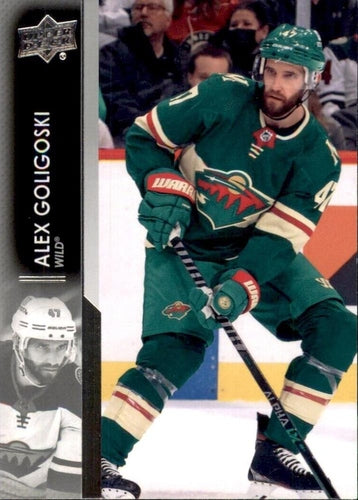#580 Alex Goligoski - Minnesota Wild - 2021-22 Upper Deck Hockey