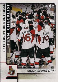 #581 Ottawa Senators - Ottawa Senators - 2017-18 O-Pee-Chee Hockey