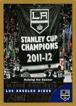 #581 Los Angeles Kings - Los Angeles Kings - 2013-14 Score - Gold Hockey