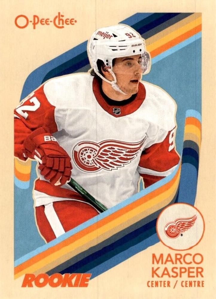 #581 Marco Kasper - Detroit Red Wings - 2023-24 O-Pee-Chee - Retro Hockey