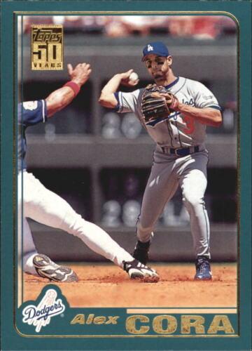 #581 Alex Cora - Los Angeles Dodgers - 2001 Topps Baseball