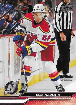 #581 Erik Haula - New Jersey Devils -2023-24 Upper Deck Hockey