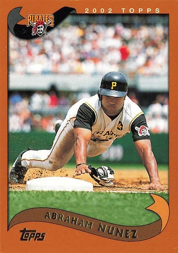 #582 Abraham Nunez - Pittsburgh Pirates - 2002 Topps Baseball
