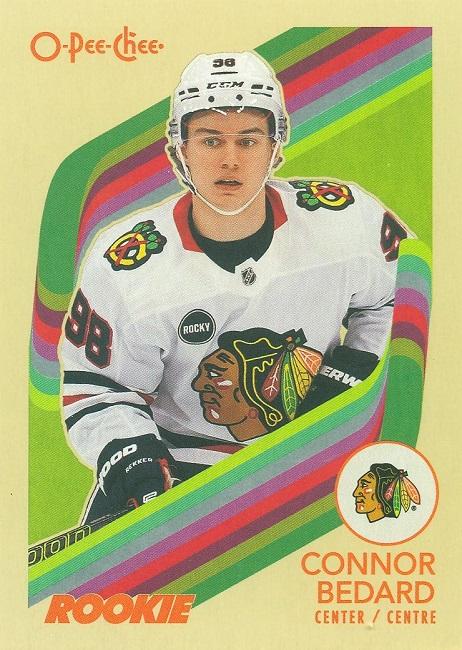 #582 Connor Bedard - Chicago Blackhawks - 2023-24 O-Pee-Chee - Retro Hockey