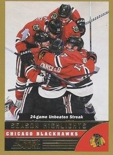 #582 Chicago Blackhawks - Chicago Blackhawks - 2013-14 Score - Gold Hockey