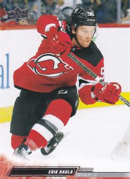 #583 Erik Haula - New Jersey Devils - 2022-23 Upper Deck Hockey
