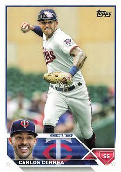 #583 Carlos Correa - Minnesota Twins - 2023 Topps Baseball
