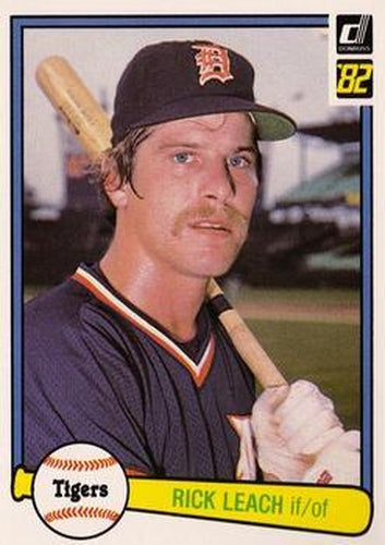 #583 Rick Leach - Detroit Tigers - 1982 Donruss Baseball