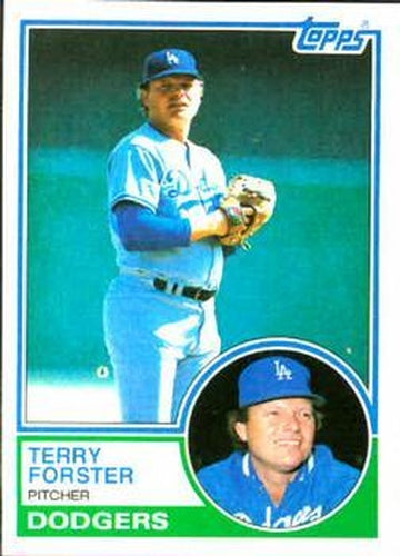 #583 Terry Forster - Los Angeles Dodgers - 1983 Topps Baseball