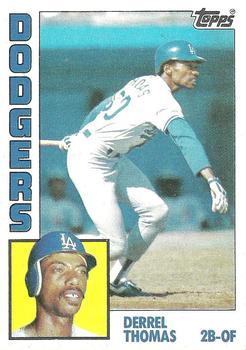 #583 Derrel Thomas - Los Angeles Dodgers - 1984 Topps Baseball