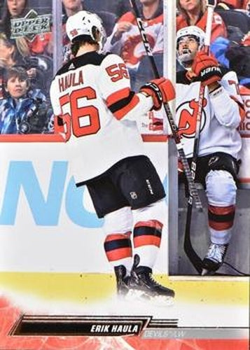 #583b Erik Haula - New Jersey Devils - 2022-23 Upper Deck Hockey