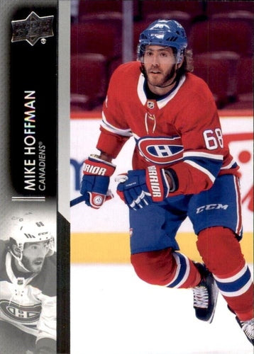 #584 Mike Hoffman - Montreal Canadiens - 2021-22 Upper Deck Hockey