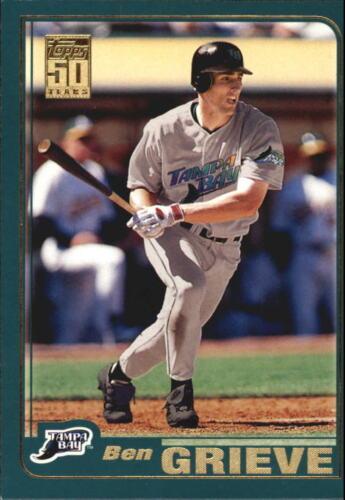 #584 Ben Grieve - Tampa Bay Devil Rays - 2001 Topps Baseball