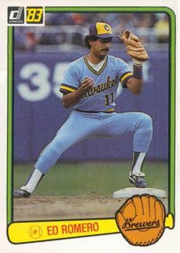 #584 Ed Romero - Milwaukee Brewers - 1983 Donruss Baseball