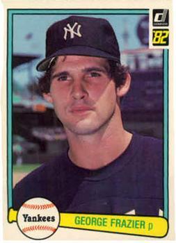 #584 George Frazier - New York Yankees - 1982 Donruss Baseball