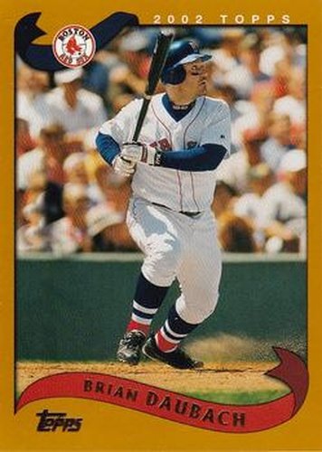 #584 Brian Daubach - Boston Red Sox - 2002 Topps Baseball