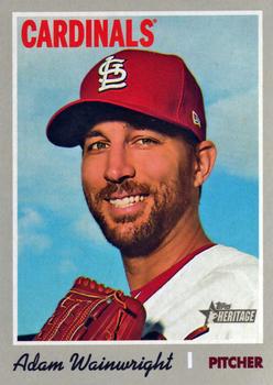#584 Adam Wainwright - St. Louis Cardinals - 2019 Topps Heritage Baseball