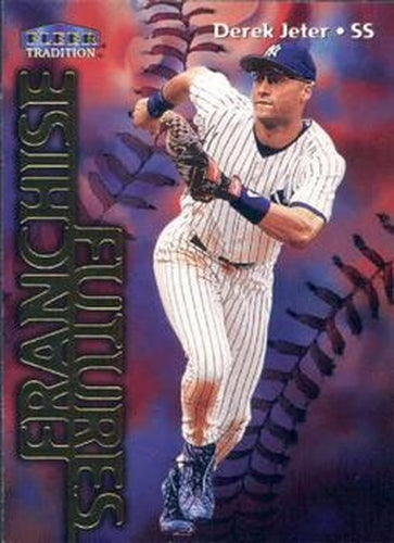 #585 Derek Jeter - New York Yankees - 1999 Fleer Tradition Baseball