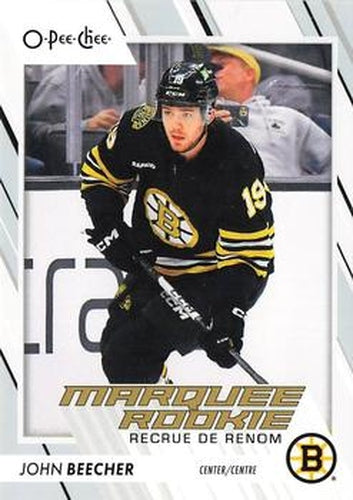 #585 John Beecher - Boston Bruins - 2023-24 O-Pee-Chee Hockey