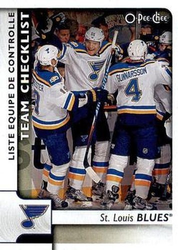 #585 St. Louis Blues - St. Louis Blues - 2017-18 O-Pee-Chee Hockey