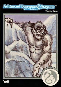 #585 Yeti - 1991 TSR Advanced Dungeons & Dragons - Silver