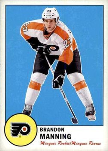 #586 Brandon Manning - Philadelphia Flyers - 2012-13 O-Pee-Chee - Retro Hockey