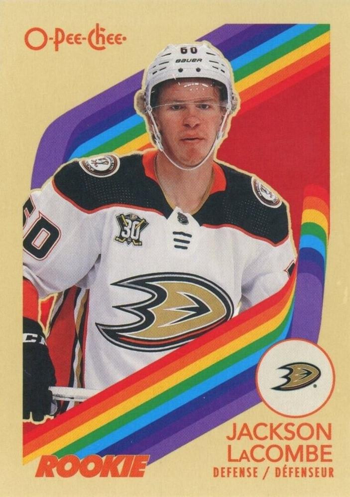 #586 Jackson LaCombe - Anaheim Ducks - 2023-24 O-Pee-Chee - Retro Hockey