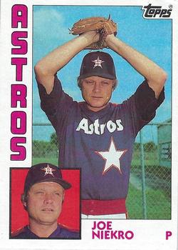 #586 Joe Niekro - Houston Astros - 1984 Topps Baseball