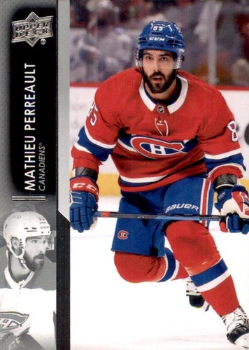 #586 Mathieu Perreault - Montreal Canadiens - 2021-22 Upper Deck Hockey