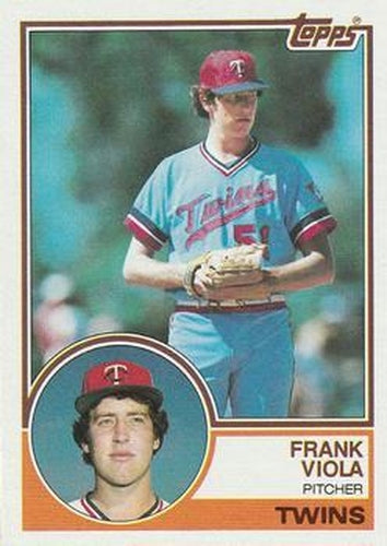 #586 Frank Viola - Minnesota Twins - 1983 Topps Baseball