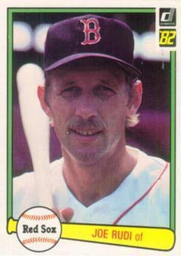 #586 Joe Rudi - Boston Red Sox - 1982 Donruss Baseball