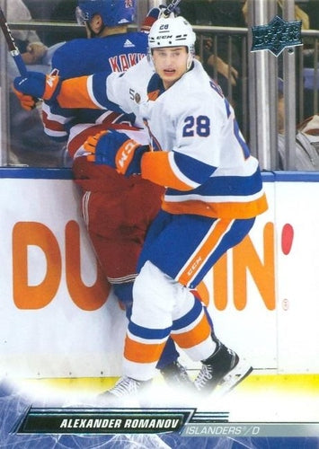 #587 Alexander Romanov - New York Islanders - 2022-23 Upper Deck Hockey