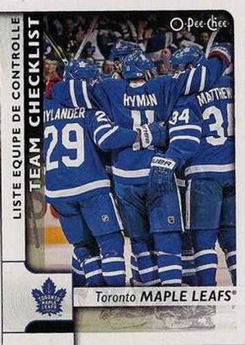 #587 Toronto Maple Leafs - Toronto Maple Leafs - 2017-18 O-Pee-Chee Hockey