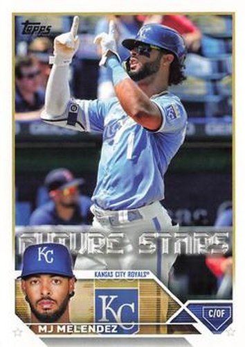 #587 MJ Melendez - Kansas City Royals - 2023 Topps Baseball
